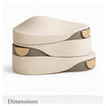 Boîtes Coulisse Dune – Ensemble de trois rangements empilables