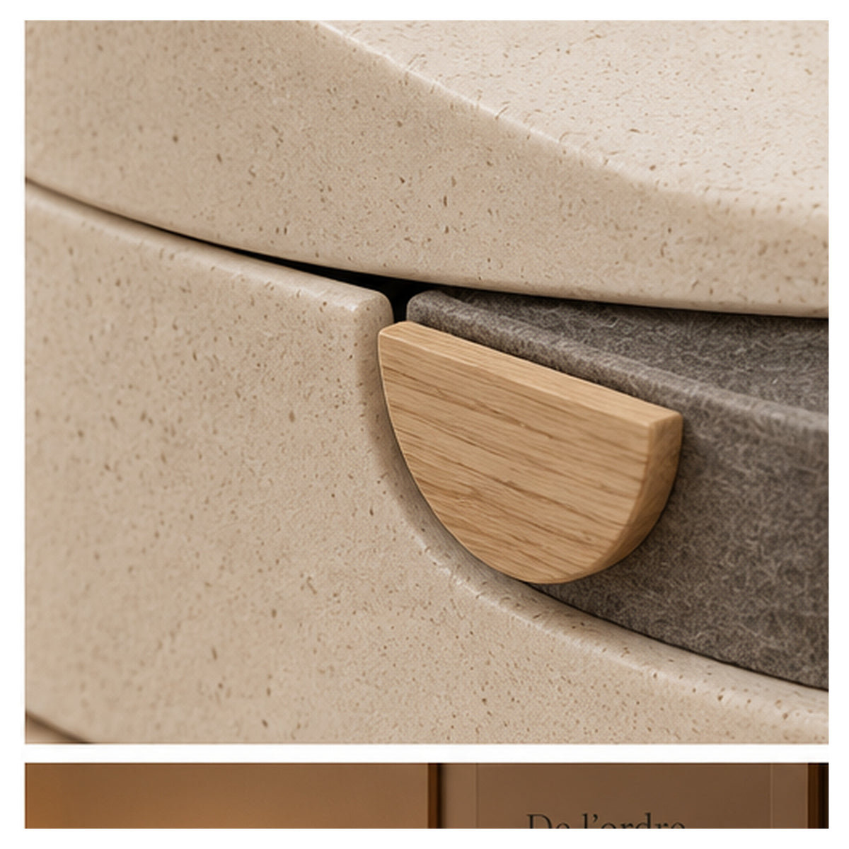 Boîtes Coulisse Dune – Ensemble de trois rangements empilables