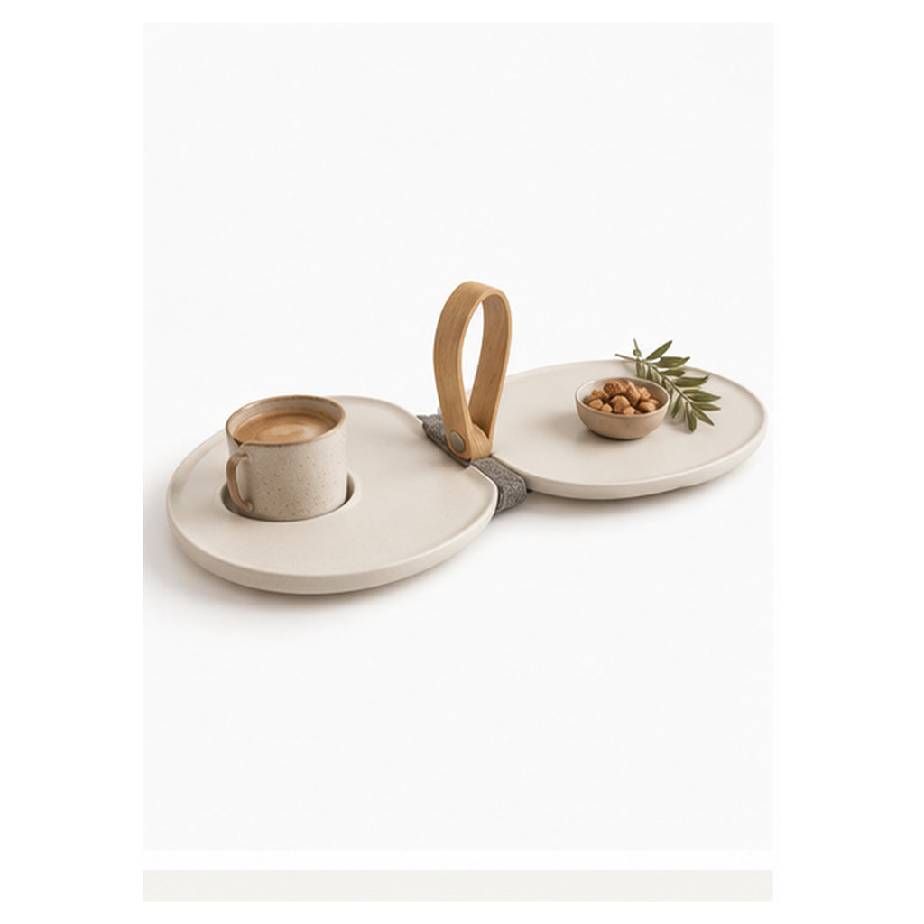 Plateau Nomade Nœud – Plateau pliant à double surface